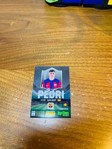 baki qusar: Holo Giant Pedri Panini Card Ispaniya Top Class 2025 Bakıda 1/1000 — 2
