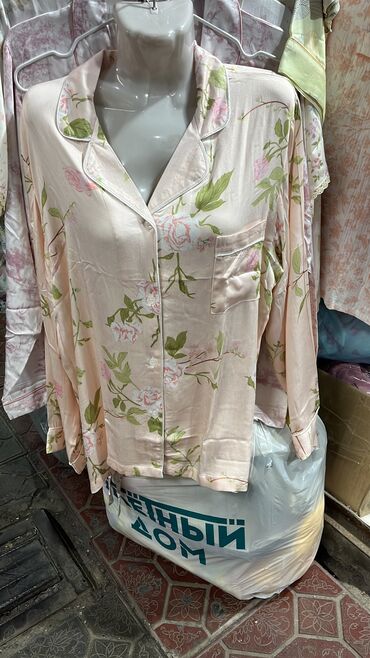 Пижамы: Стильные пижамки Размеры 42 до 60 💯 хлопок рынок Орто-Сай «Оберон» — 4