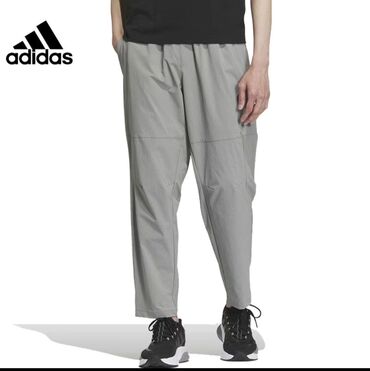 окуу кийим: Эркектердин шымы, XL (EU 42), Adidas, Жаңы, түсү - Боз, Өзү алып кетүү, Акылуу жеткирүү