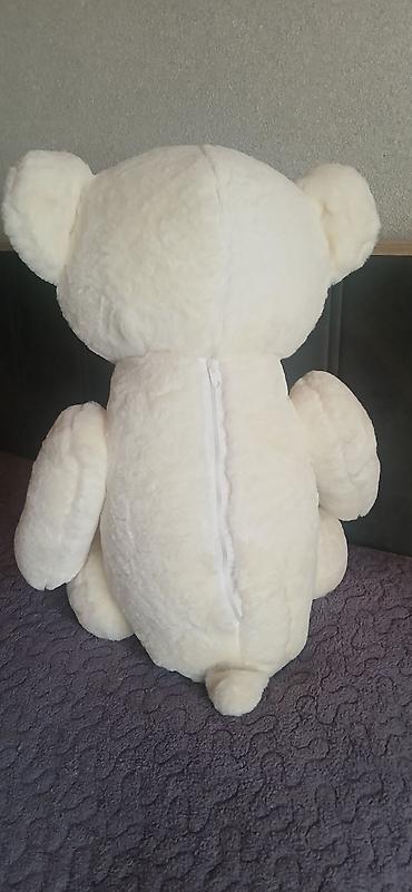 teddy miska: Böyük ölçülü plyuş ayı oyuncağı - Rəng: açıq bej/krem - Material: çox — 5