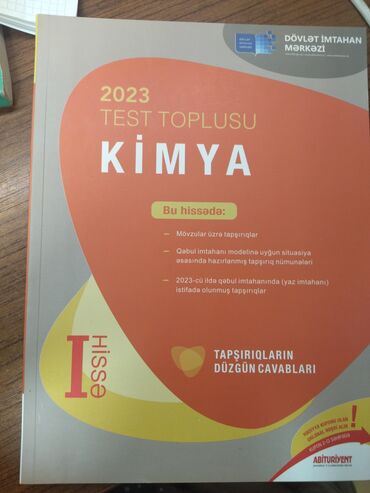 Kimya Test toplusu 1 ci hissə
yenidir üzüde açılmayıb təzədir