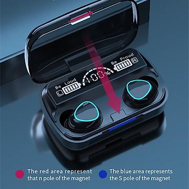tws: Беспроводная гарнитура M10 TWS с сенсорным управлением Bluetooth — 10