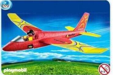 Igračke: PLAYMOBILE set AVION 48 cm Raspon krila - 50cm. Rasklopiv. Igra za — 2