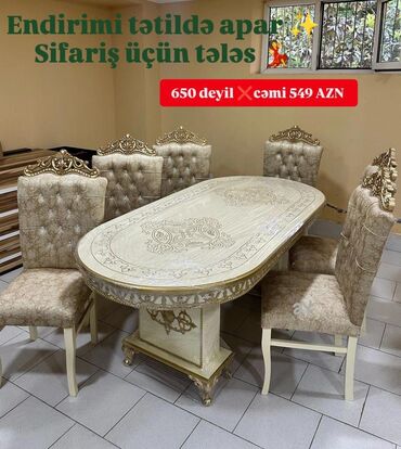 Dolablar: Qonaq otağı üçün, Yeni, 6 stul lalafo.az -da Dolablar: Qonaq otağı üçün, Yeni, 6 stul