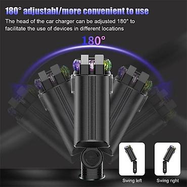 diffuzor: Avtomobil üçün USB şarj cihazı və aroma diffuzoru Çatdırılma Və — 3