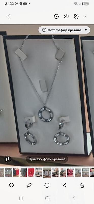 Setovi nakita: Zlatni setovi nakita – elegantne kolekcije - Set 1: Ogrlica sa — 37