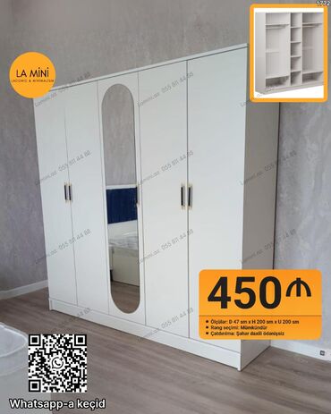 mini tablolar: Прямой шкаф, Для спальни, Для одежды, Распашной, Корпусный, 4 двери