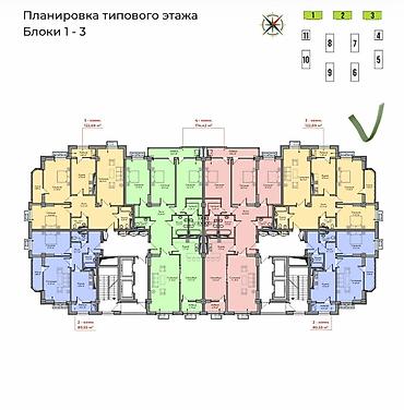 елисей: 3 комнаты, 122 м², Элитка, 14 этаж, Готовая ПСО (под самоотделку) — 5