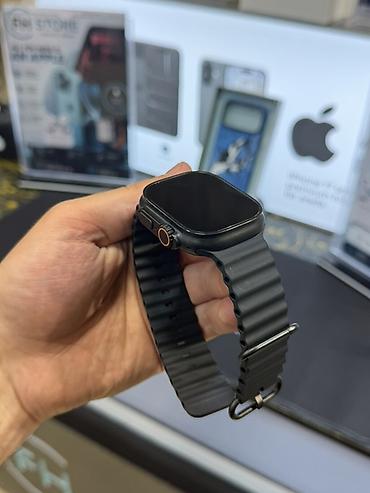 apple eatch: Apple Watch Ultra 2 Black Titanium Ideal veziyyetdedi. Xanim ishledib — 5
