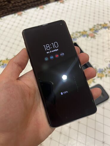 samsung s10 экран: Samsung Galaxy S10, Колдонулган, 128 ГБ, түсү - Кара