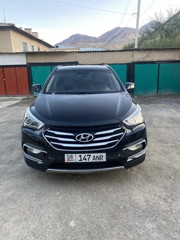 урулган машына: Hyundai Santa Fe: 2016 г., 2.4 л, Автомат, Бензин, Кроссовер