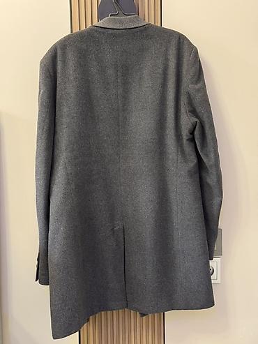 альпака пальто: Мужское пальто SACO Slim Fit - Состав ткани: шерсть 80%, кашемир 20% — 5