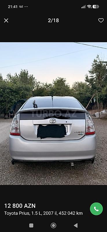 Toyota: Toyota Prius: 1.5 l | 2007 il Hetçbek — 18