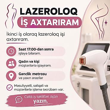 horgu ustaları: Lazeroloq xidmətləri üçün iş axtarıram (ikinci iş kimi). - Saat — 1