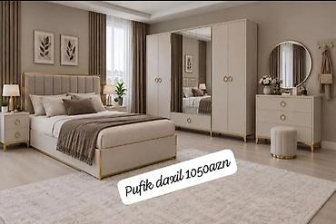 Yataq otağı mebel dəsti – “Pufik daxil 1050 AZN” Dəst tərkibi: -