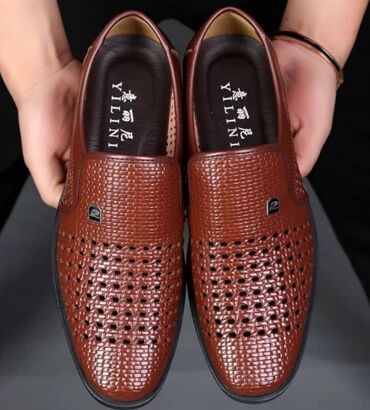 летняя обувь 38: Туфли летние мужские ЭКО кожа. Реальный размер
