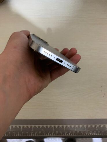 Apple iPhone: IPhone 15 Pro, 256 ГБ, Natural Titanium, Кабель, 89 % — 8