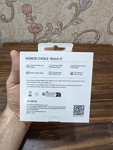 honor macig: Yeni, Smart saat, Honor, Sensor ekran, rəng - Qara — 2
