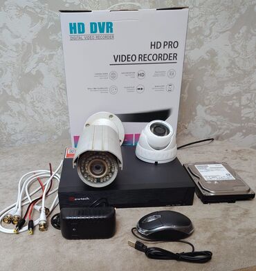 Video oyunlar və konsollar: DVR 4 çıxışlidir Təzədir. Telefondan izləmə. 2 ədəd gunduz gece