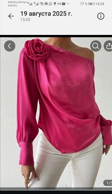 Hicab: Bluz yenidir raz. L oversize. Qiy. 18 man