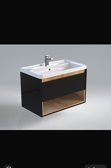 Тумбы для ванны: Тумба для ванны, С раковиной, Другой материал — 7