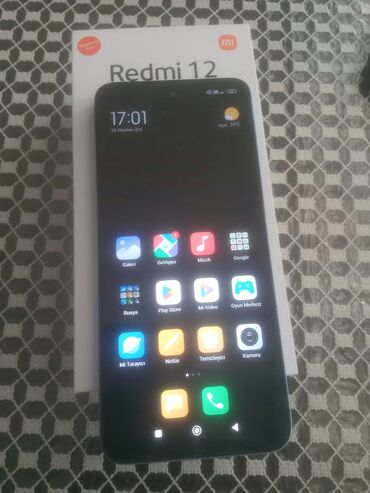 redmi telefonları: Xiaomi Redmi 12, 256 GB, rəng - Göy