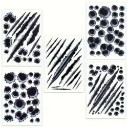 Ostalo: Nalepnice za auto rupe i ogrebotine od metaka
Cena:1500din/1 tabla — 11