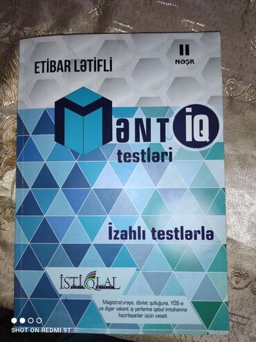dim mentiq testleri pdf: Etibar Lətiflinin Məntiq testləri kitabı izahlı mövzular və testlər