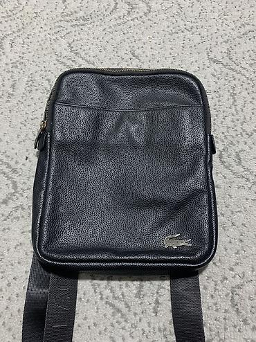 Барсетки: Барсетка, Uniqlo, Материал: Натуральная кожа, Регулируемый ремень, Разделенные отделения, Новый — 1