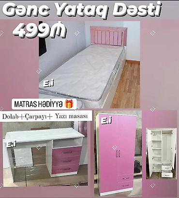 Gənc yataq dəstləri 1) Gənc yataq dəsti – 499 AZN - Komplekt: dolab + lalafo.az -da Gənc yataq dəstləri 1) Gənc yataq dəsti – 499 AZN - Komplekt: dolab +