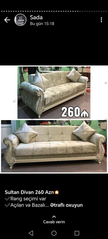 Divanlar: Divan, Yeni, Açılan, Bazalı, Parça, Ödənişli çatdırılma — 24