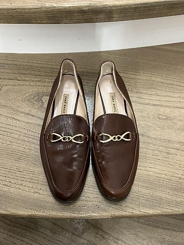лоферы zara: Zara лоферы из натуральный кожи, Супер удобные и мягкие. Два раза — 1