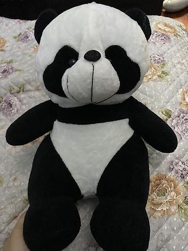 Uşaq dünyası: Məhsul: Panda plyuş oyuncağı - Rəng: klassik qara-ağ - Material — 1