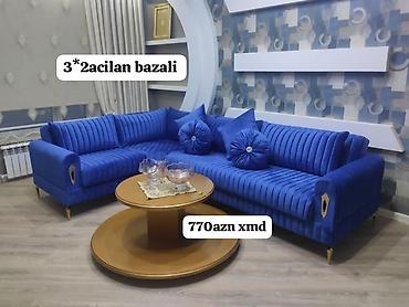 kvadrat masa: Yeni, Künc divan, Divan, Bazalı, Açılan — 1