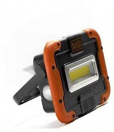 Baštenska rasveta: BLACK+DECKER prenosna LED radna lampa - Snažan COB LED panel za širok — 15