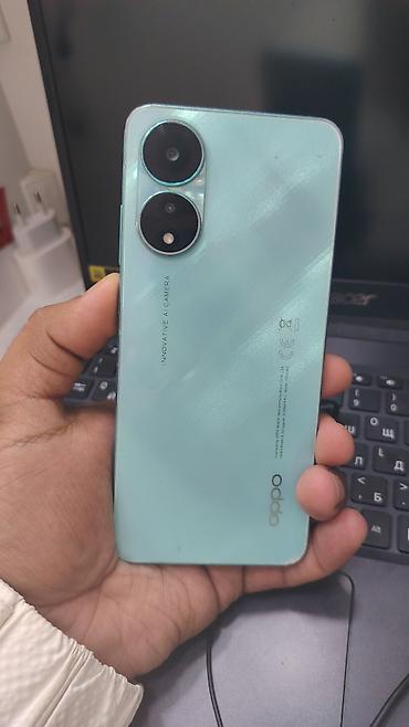 printer canon pixma e414: Oppo A78, 256 GB, rəng - Yaşıl, Sensor — 1
