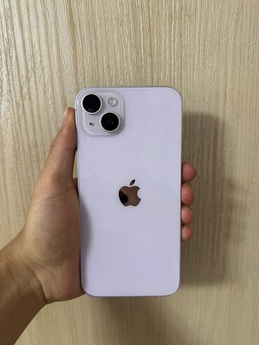 сотовые телефоны б у: IPhone 14 Plus, Б/у, 128 ГБ, Deep Purple, Коробка, 84 %