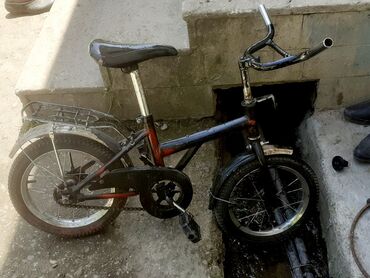 velosiped çanta: İşlənmiş İki təkərli Uşaq velosipedi 14", sürətlərin sayı: 14, Ödənişli çatdırılma