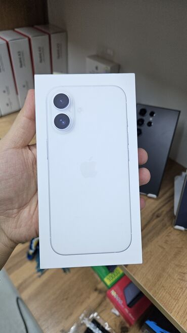 айфон иксер: IPhone 16, 256 ГБ, White Titanium, Кабель, Коробка, 100 %