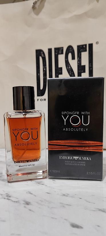stronger: Armani stronger you absolutely 65ml qaliciqi 12.15 saat baqli qutuda — 1