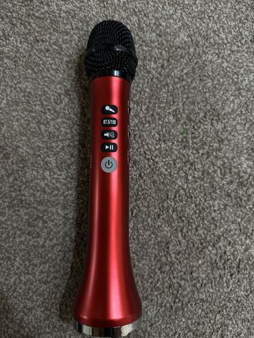 жк тв: Профессиональный микрофон 🎤 в красном цвете