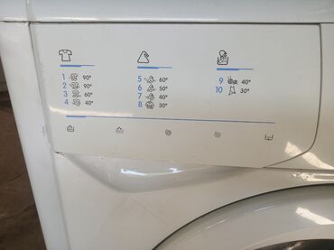 установка стиральных машин: Стиральная машина Indesit, Б/у, Автомат, До 5 кг, Полноразмерная