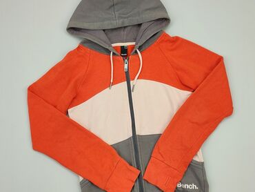 pomarańczowa bluzki damskie: Damska Bluza z kapturem, Bench, XS, stan - Dobry