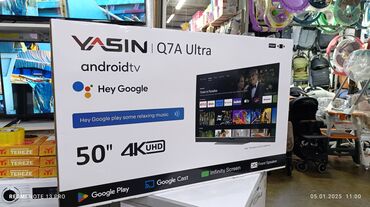 телевизор чайка: Смарт Телевизор Yasin 50 LED- 50Q7a Ultra - новинка 5 🔥🔥🔥🔥🔥 YASIN 50