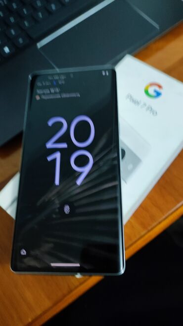 необычные телефоны: Google Pixel 7 Pro, 128 ГБ, түсү - Ак, 2 SIM