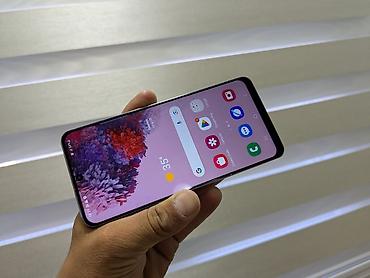 note 2: Samsung Galaxy S20, Б/у, 128 ГБ, цвет - Голубой, 2 SIM — 7