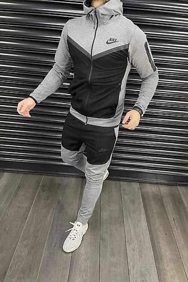 Trenerke: Muški sportski komplet – dukserica sa kapuljačom i donji deo trenerke — 8