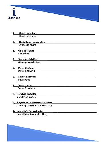 Ev və bağ: İlham LTD – Metal Konstruksiya Zavodu və metal məmulatların istehsalı — 4