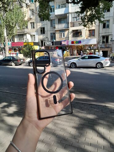 telefon case: S24 ultra case (maxsafe şəffaf)😍 Endirimde cemi 12 azn✅ Berk material