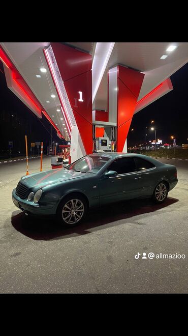 мерседес разбор бишкек: Купе Mercedes-Benz CLK-класса в зеленом цвете. Модель имеет